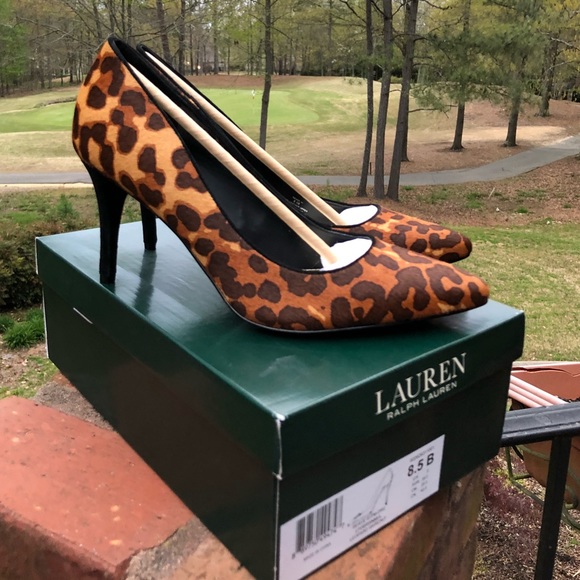 Ralph Lauren Shoes - Ralph Lauren  Leopard Reave II Haircalf Pumps